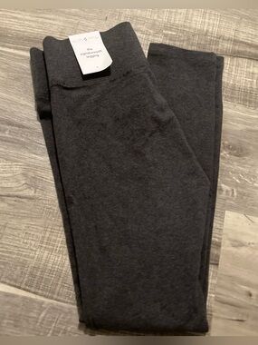 Lou & Grey Dark Charcoal comfy cotton High-Rise Leggings